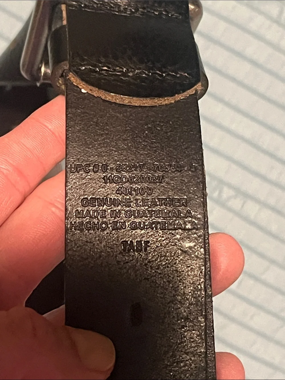Dickies Men's Black Leather Belt - Classic Black Casual Belt